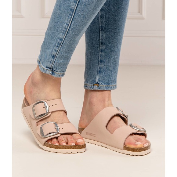 arizona big buckle nubuck leather light rose